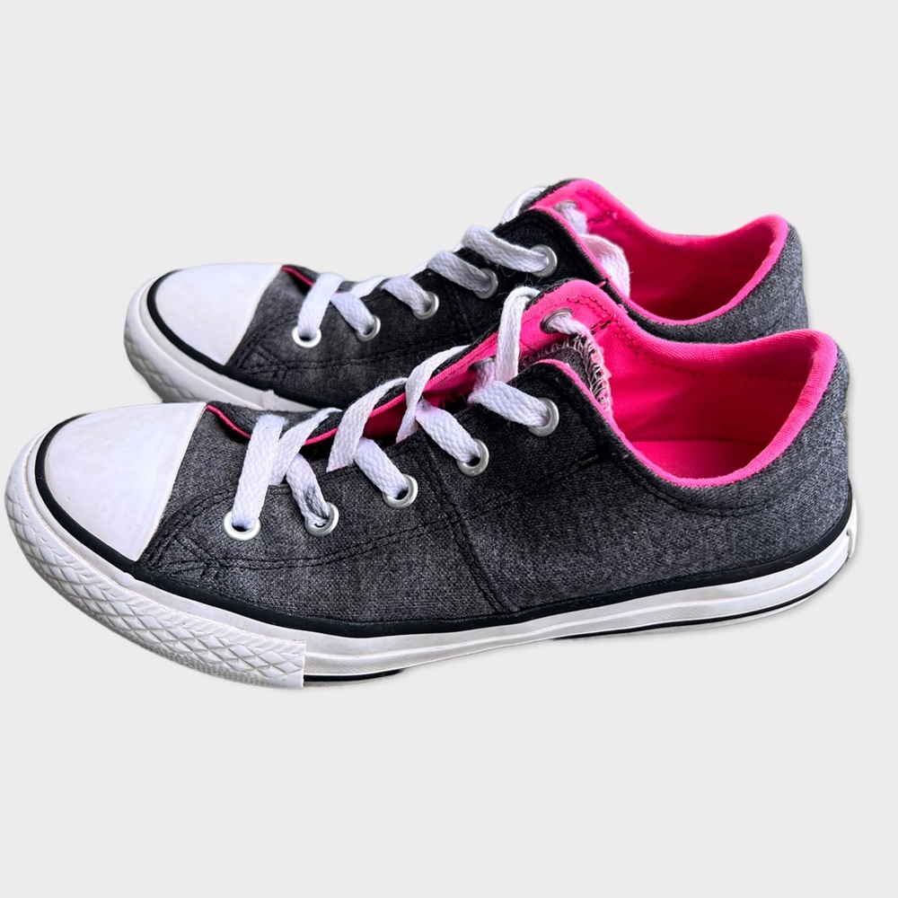 Converse Chuck Taylor All Star Madison Sneakers Dark Gray Knit 659241F Size …
